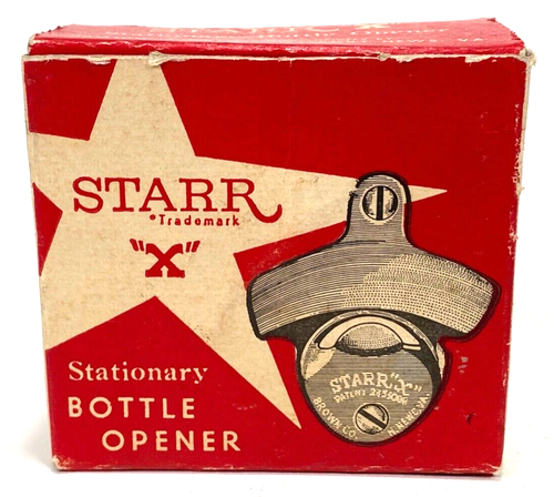 VINTAGE STAR X STATIONARY BOTTLE OPENER "DRINK COCA-COLA" - Picture 4 of 11