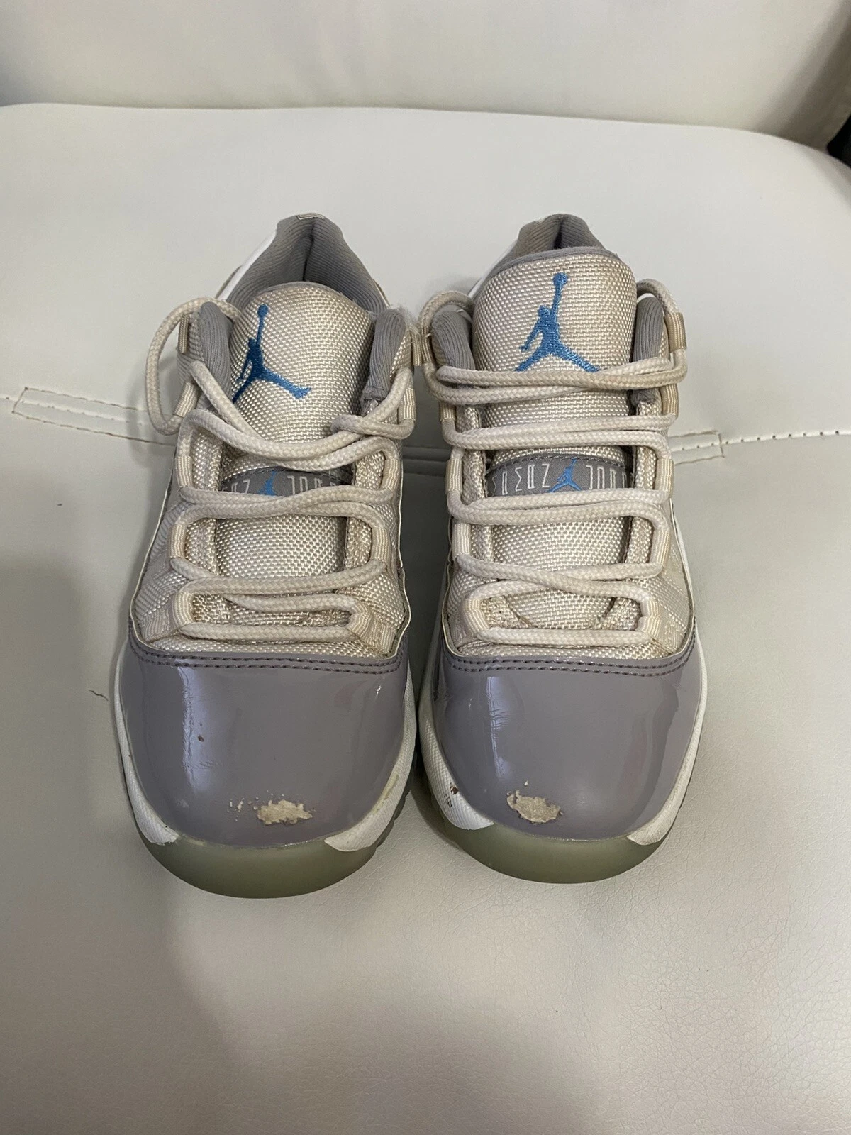 Scarpe da ginnastica Nike Air Jordan 11 basse retrò taglia 2y cemento 505835 140