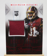 2015 Panini Prestige Rookie Jumbo Patch RJJ-MJ Matt Jones football card