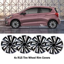 For Chevrolet Spark 2011-2022 4X 15" Hub Caps Fits R15 Tire Wheel Rim Covers AU