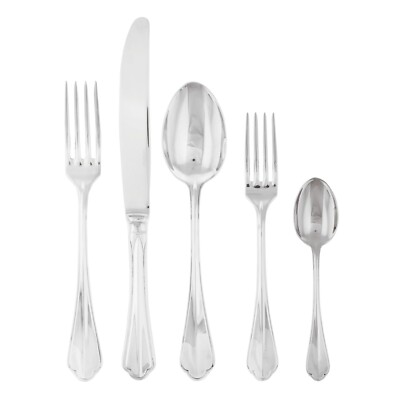 SAMBONET, ITALY   ''ROME''  18/10 STAINLESS STEEL FLATWARE 5 PIECE SETTING