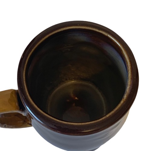 Gibson Home Owl Mug Vintage Stoneware Ceramic Brown Handpainted 12 oz Cup Mug - Picture 5 of 5