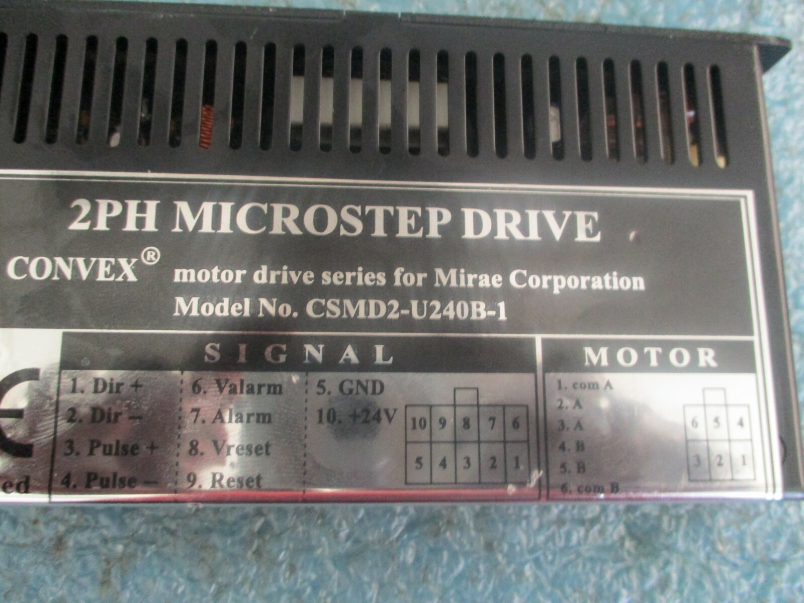Convex / Mirae Model: CSMD2-U240B-1. 2PH Microstep Drive 