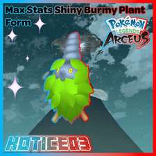 Pokemon Legends: Arceus Shiny Burmy Plant Form Max Stats
