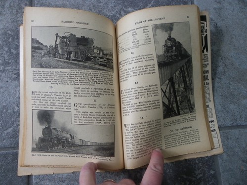 11 Issues 1941 "Railroad" Magazine-No Sept Issue-Trains-Photos-Fiction-Ads - Picture 7 of 9