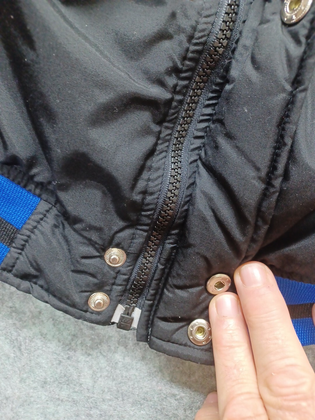 Duke Blue Devils Black Winter Coat Worn TWICE ! - Beautiful - BOYS LARGE