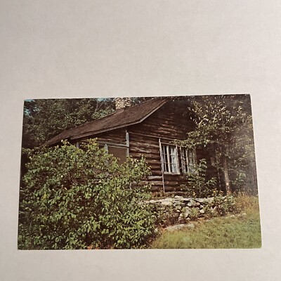 The Robert Frost Cabin Ripton Vermont Vintage Postcard
