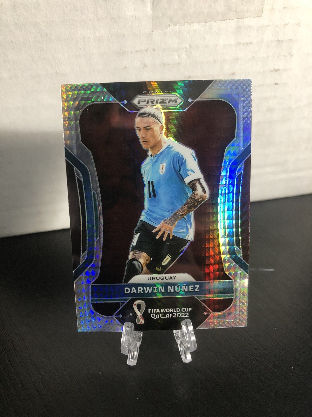Darwin Nunez 2022 Panini Prizm FIFA World Cup Prizms Hyper #273 Uruguay