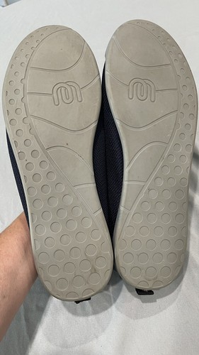 Mahabis Mens Slippers Comfort Shoes Summer Slip On Mesh Blue Size 43 - Picture 8 of 10