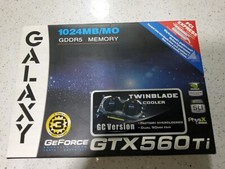 Galaxy GeForce GTX 560 Ti 1GB GDDR5 Graphics Card - Mini HDMI, DVI