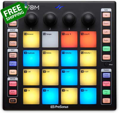 ATOM Production & Performance Midi Pad Controller with Studio One Artist and Abl