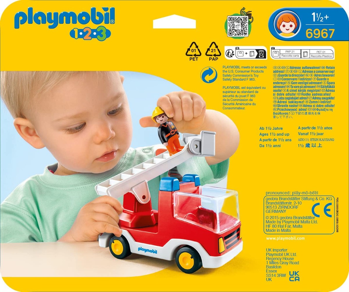 Original Playmobil® Playmobil 6967 Camion De Pompier UK