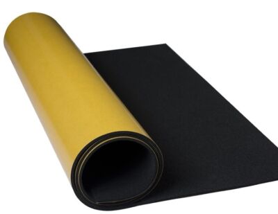 EPDM Dichtungsmatte Selbstklebend - Moosgummi 0,5x0,5m 3mm Stärke