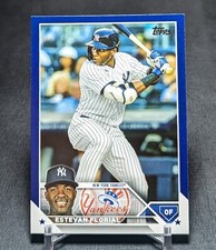 Estevan Florial Blue Parallel 2023 Topps Update Card #US211 New York Yankees