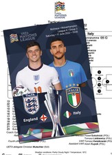 ENGLAND v ITALY 11 June 2022 Nations League FAN 16 pages + OFFICIAL LU