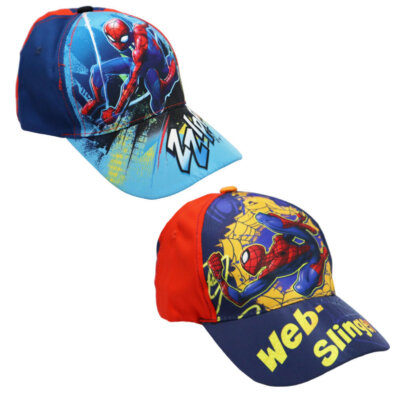 Marvel Spiderman Kinder Basecap Baseball Kappe Mütze Hut Jungen 52-54
