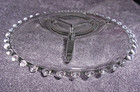 Clear Glass Vintage Divided Dish 9"  Czechoslovakia. Bohemia Glass Union Sklo — photo 3