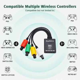 Wireless Controller Adapter For SEGA DreamCast Console to PS3PS4PS5 8bitdoSwitch