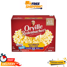 Orville Redenbacher  s Movie Theater Butter Popcorn, Microwave Popcorn, 12 Count