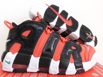 NIKE AIR MORE UPTEMPO 96 ''I GOT NEXT'' LOBSTER-BLACK-WHITE SZ 7.5 [DV2129-600]