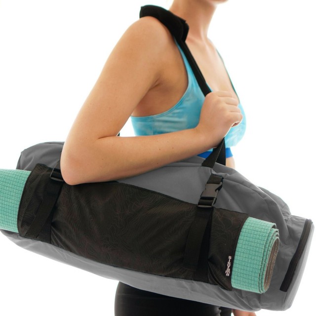 Yoga Mat Gym Bag Tote Carryall Waterproof Bag Harness Mat Carrier eBay