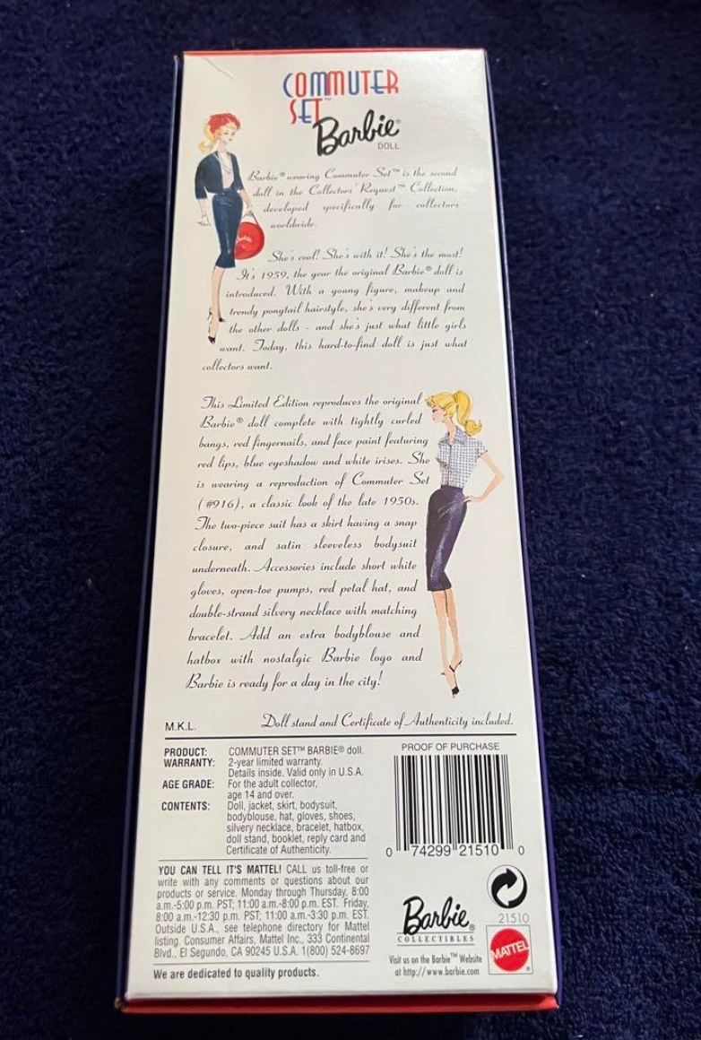 Barbie Doll Commuter Set Limited Edition Collector's Request Barbie Doll Commuter Set Limited Edition Collector's Request