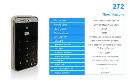 Kit sistema serratura porta magnetica elettrica controllo accessi WiFi 2,4 GHz 400 libbre - Foto 3 di 7