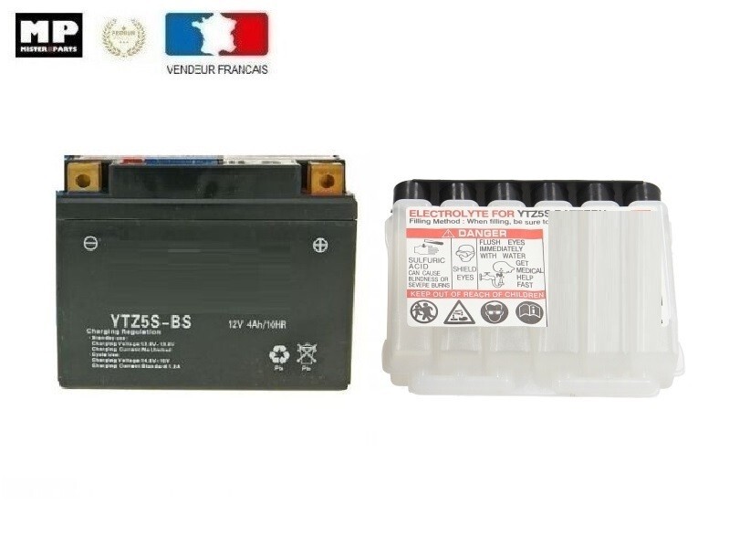 Batterie YTZ5S-BS pour résoudre les problèmes de démarrage à froid sur moto