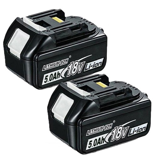2 Original - 18V/5,0Ah para Batería Makita BL1860B - Juego de 2 - 197422-4 BL1850 BL1830 - Imagen 8 de 8
