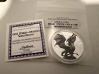 2018 Anne Stokes Noble Dragon .999 Silver Colorized COA 599 Round Coin 1 Oz LE