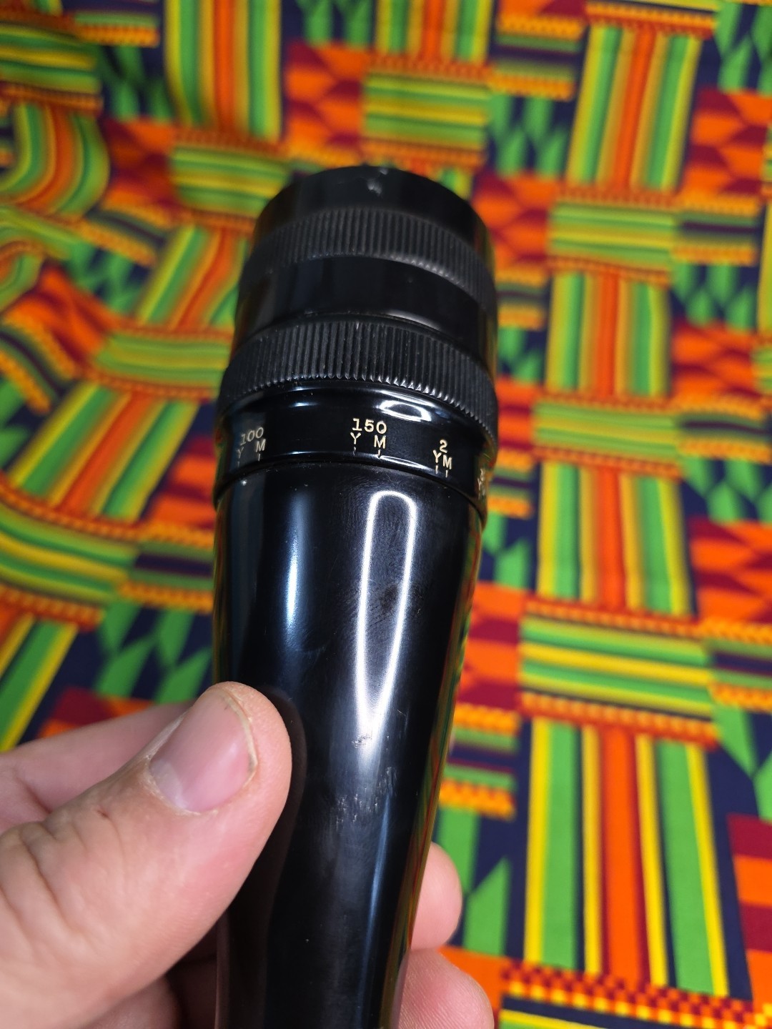 VINTAGE REDFIELD 6-18X ACCU-RANGE 600 GLOSS RIFLE SCOPE WITH AO TARGET RETICLE 