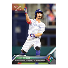 2023 Topps NOW Garrett Stubbs #WBC-29 ~ Team Israel ~ PR 387