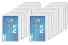 Waterproof New Medicare Card Holder Protector Sleeve for Credit 20pcs, Clear