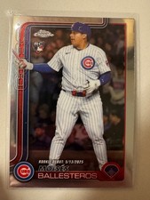 2025 Topps Chrome Update Series - Rookie Debut Moises Ballesteros #USC7 (RC)