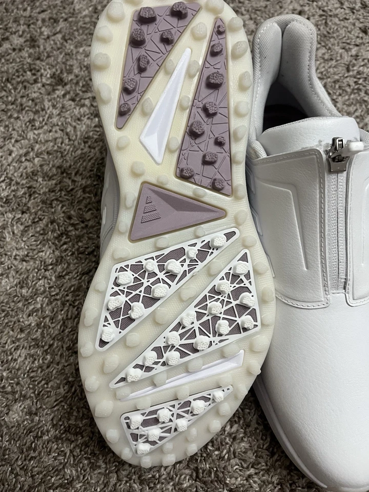 Zapatos de golf Adidas Solarmotion BOA 24 sin clavos para mujer 9,5 blancos IF0288 ($160) Foto 3 de 4