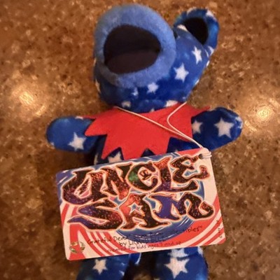 Vintage Uncle Sam Grateful Dead 7  Bear With Tags Dated 7/4/84