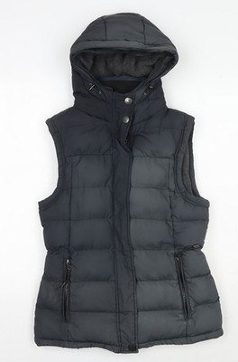 Schwarze Polyesterweste Damen UK-Größe 10 Regular Tog Twenty Four