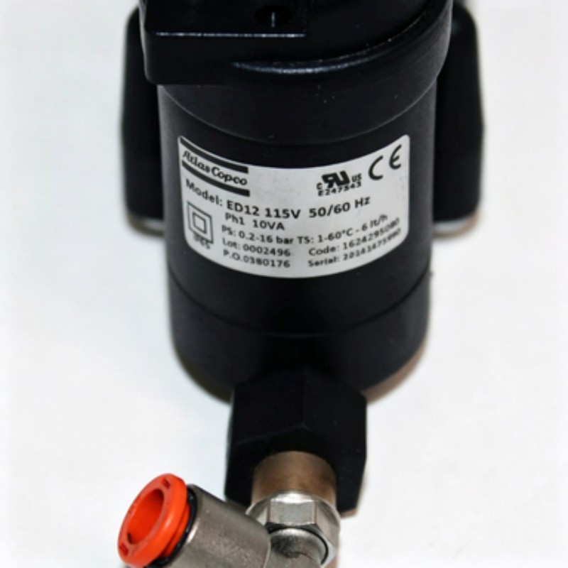 1624295080 Drain Valve for Atlas Copco Compressor ED12 115V G3/4 1624-2950-80