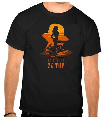 ZZ Top ZZTOP Rock Music Logo schwarz T-Shirt -1250