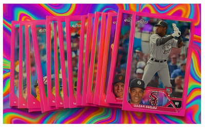 2023 Topps Chrome Pink Refractor Parallel Singles Choose! Rookies RC Stars HOF