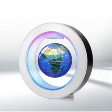 Floating Globe O Frame, Magnetic Levitating Technolog, Cool Gadgets for Men, ...