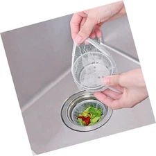 Kitchen Sink Strainer Mesh Bag- 200 PCS Disposable Sink Net Strainer Filter B...