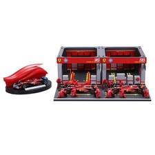 New Bburago 1:43 Formula Racing Paddock Set, Ferrari
