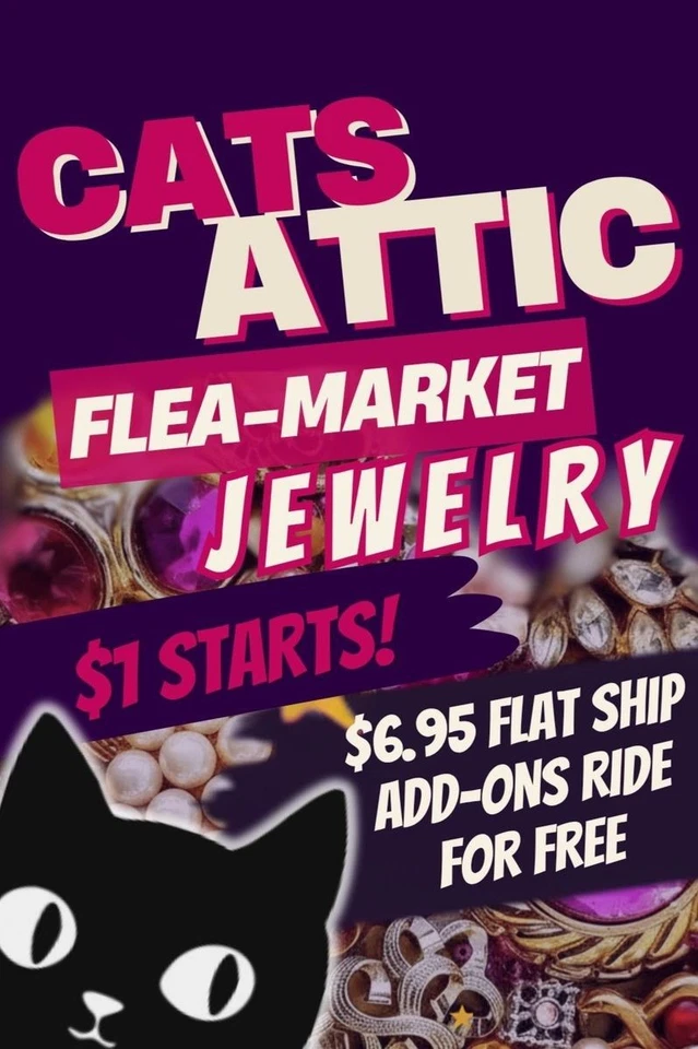Cats Attic | Jewelry Flea Market Finds | Ebay Live Sale #3 | $0.99