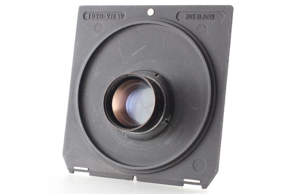 *Exc+3* Schneider Symmar 135 mm F5,6 235 mm F12 con placa Compur0 de 4 pulgadas de JAPÓN Foto 4 de 4