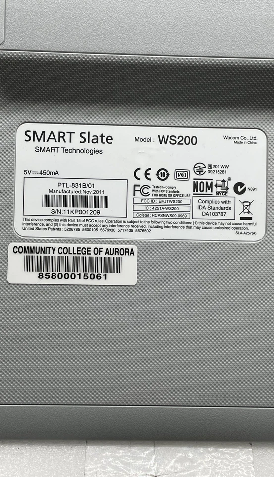 Smart Slate WS200 Graphic Tablet Pad Bluetooth Digital Writing Drawing Device - Image 4 of 4