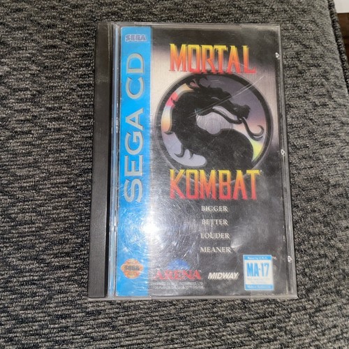 Mortal Kombat (Sega CD, 1993) Authentic & Complete w/ Registration Card! Tested - Picture 2 of 8