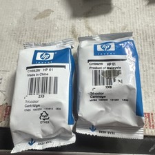HP 61 Tri Color Ink Cartridges Combo set of 2 Unknown Expiration