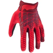 Fox Racing 360 Gloves Secure Fit Knuckle Coverage Lightweight Fluorescent Red