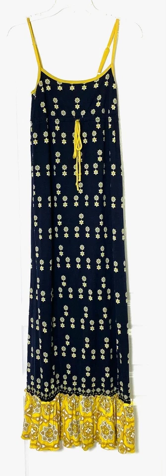 Maxi Vestido JUICY COUTURE Jackie Estampado de Estrellas Cordón P XS 0/2 Y2K Seda Viscosa Foto 2 de 4